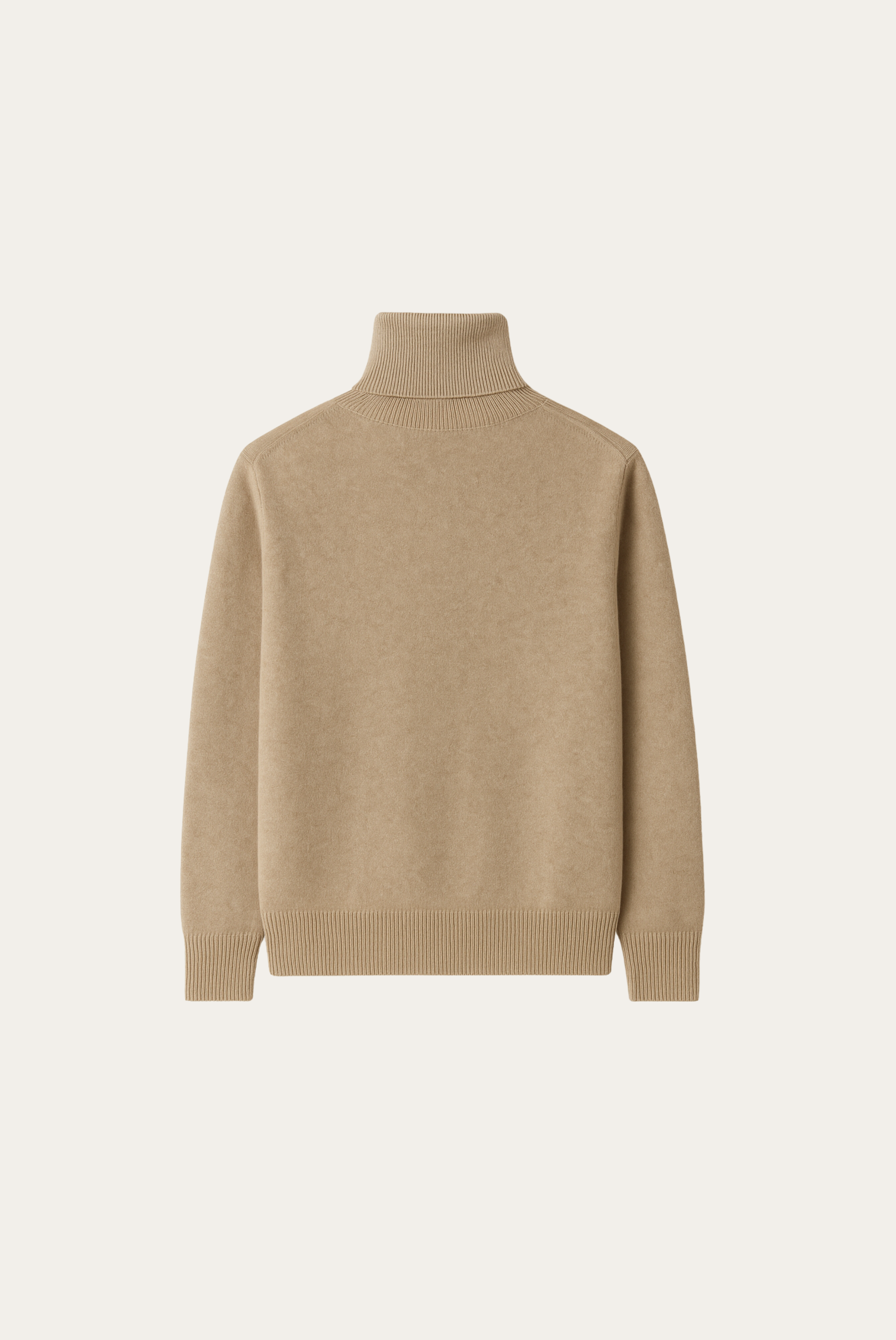 Camel Cashmere Turtleneck