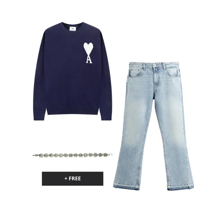 Avelure VIRAL OUTFIT 9 – Blue Ocean, Lightweight Fabric, Modern Fit